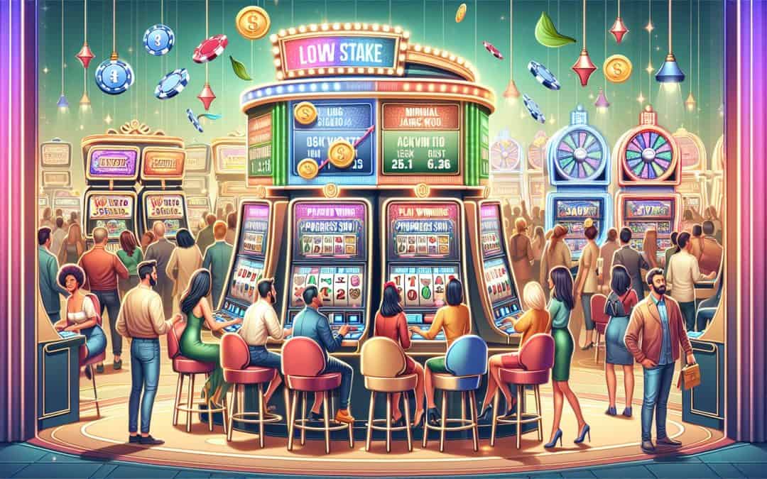 Kako igrati progresivne slotove s niskim ulozima