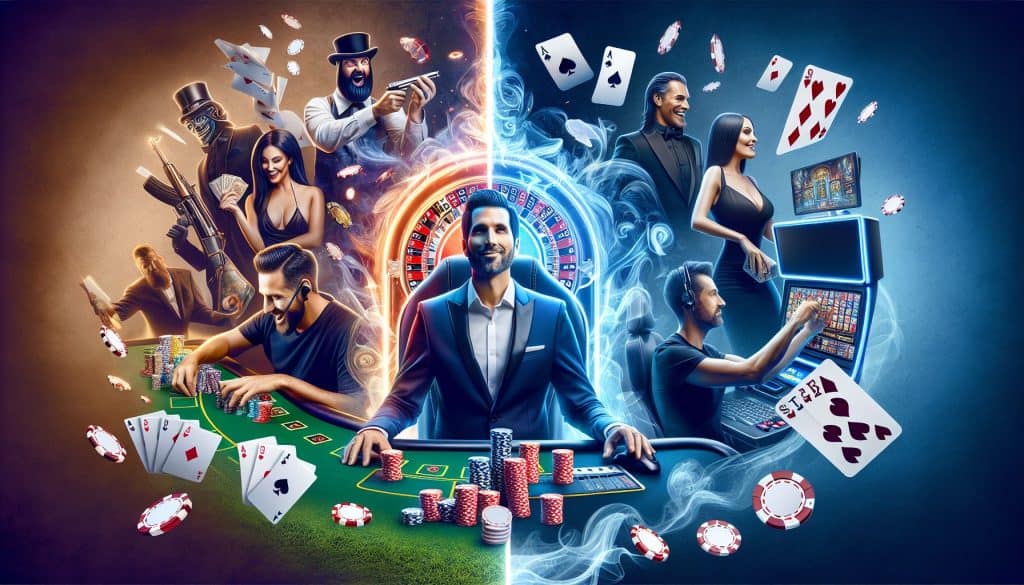Usporedba: live casino vs. virtualni casino Usporedba: live casino vs. virtualni casino