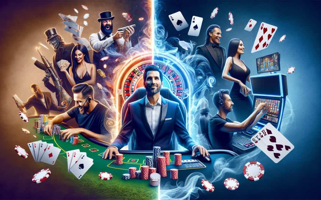 Usporedba: live casino vs. virtualni casino