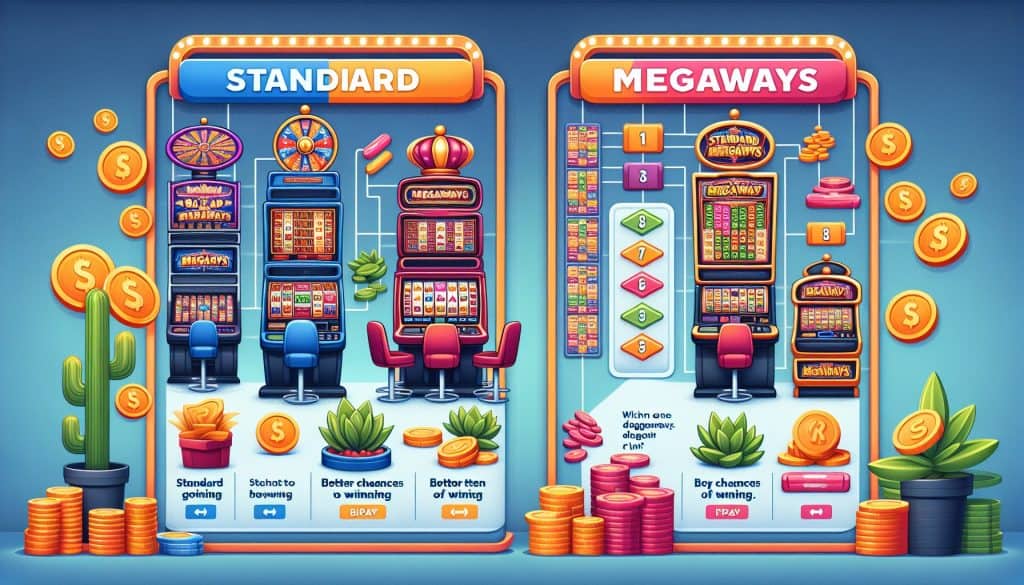 Koje su razlike između standardnih i megaways slot igara